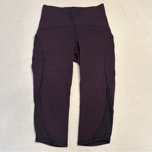 Lululemon Lean In Crop (17”) Boysenberry